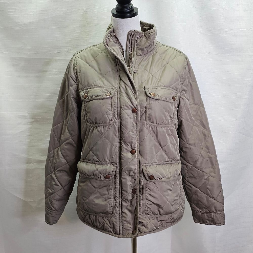 Altar'd State Tan Sherpa Lined Puffer Jacket Size Medium